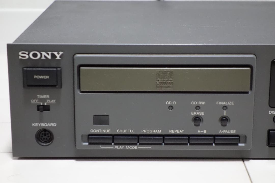 録音・再生しました 業務用 CDレコーダー CDR-W33 SONY ソニー