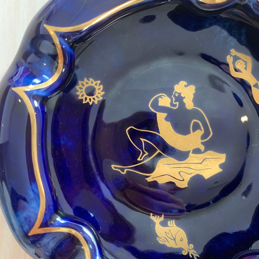 セーブル(Sevres) ペイル 24K金彩装飾　灰皿