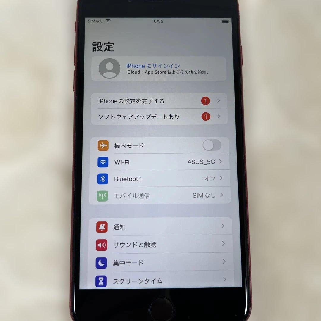 iphone8 Plus 256GB SIMフリー　バッテリー72%