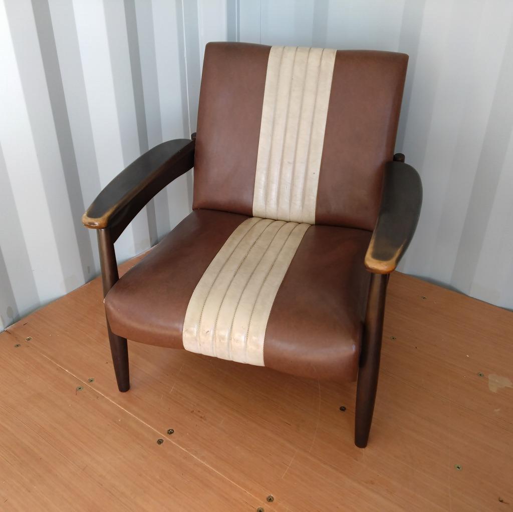 レトロモダン　１人掛けソファ　B