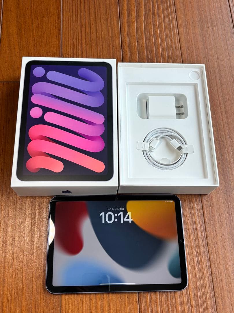 【美品】iPad mini (第6世代) 64GB Wi-Fi パープル