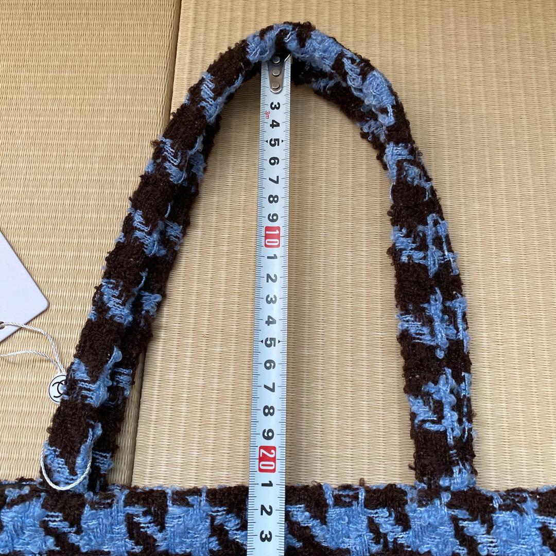 【ラスト1点セール】シャネルノベルティ ツイード トートバッグ スパンコール
