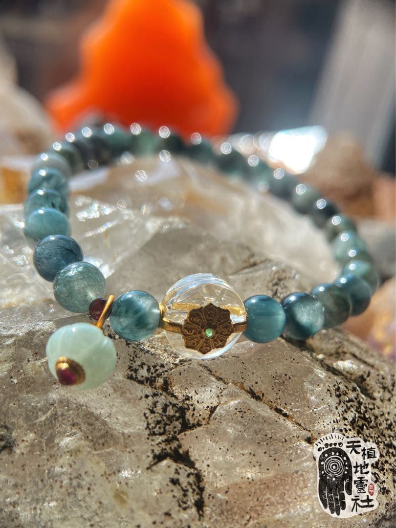 【一点物】青兎毛水晶 | 静かなる深海、響き合う宇宙