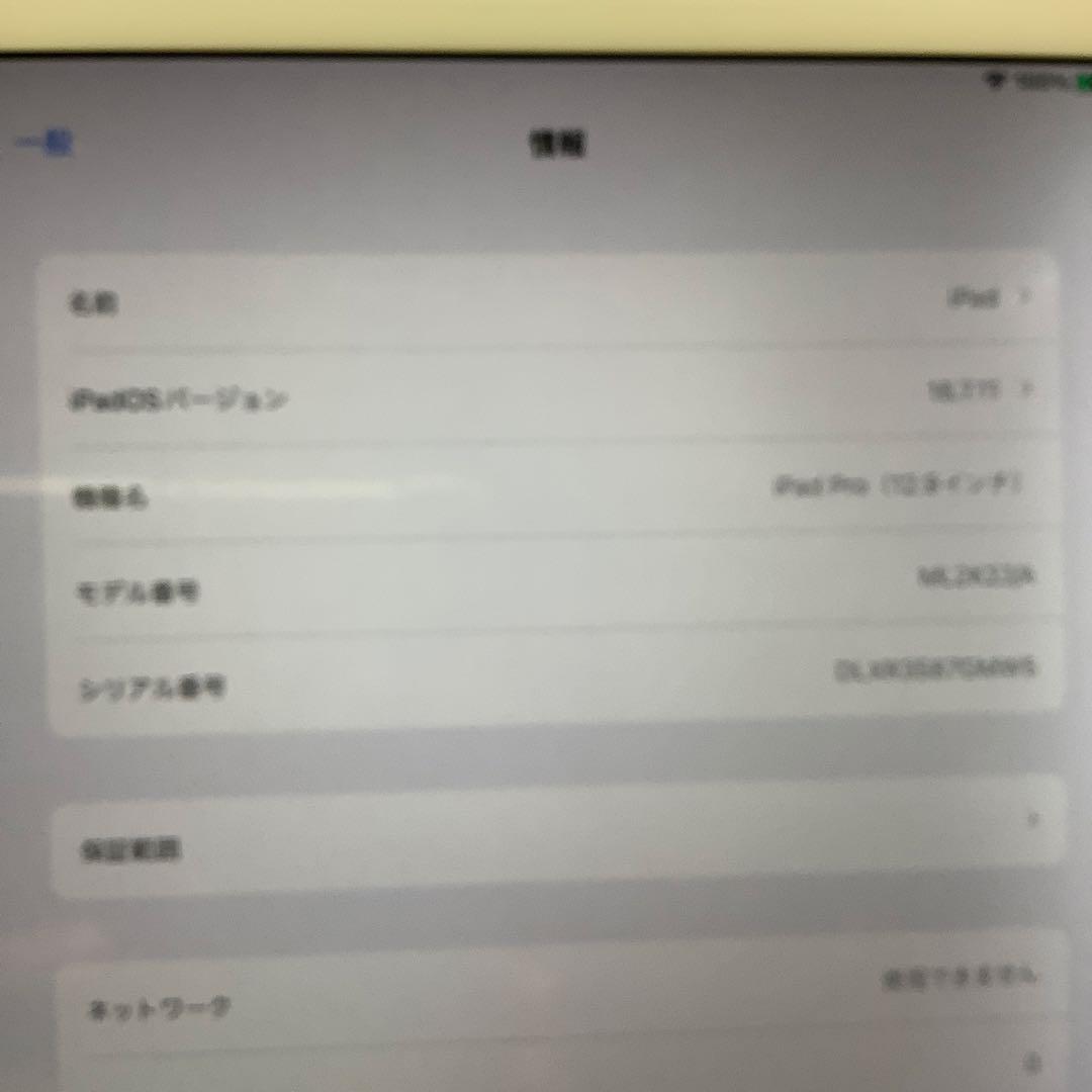 iPad Pro 12.9 第一世代128G PSEバッテリー新品100％