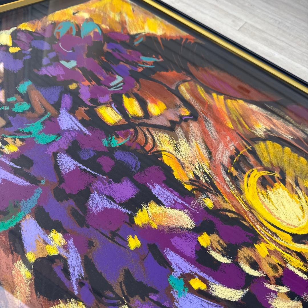 シルクスクリーン　ミクスドメディア　セリグラフ　全ての花　絵