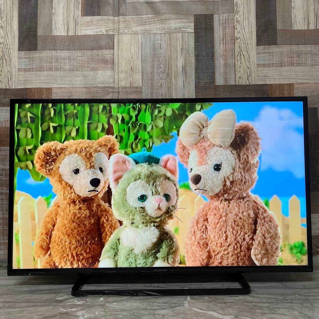 全国送料込❣️パナソニック43型液晶テレビ外付けHDD録画可能