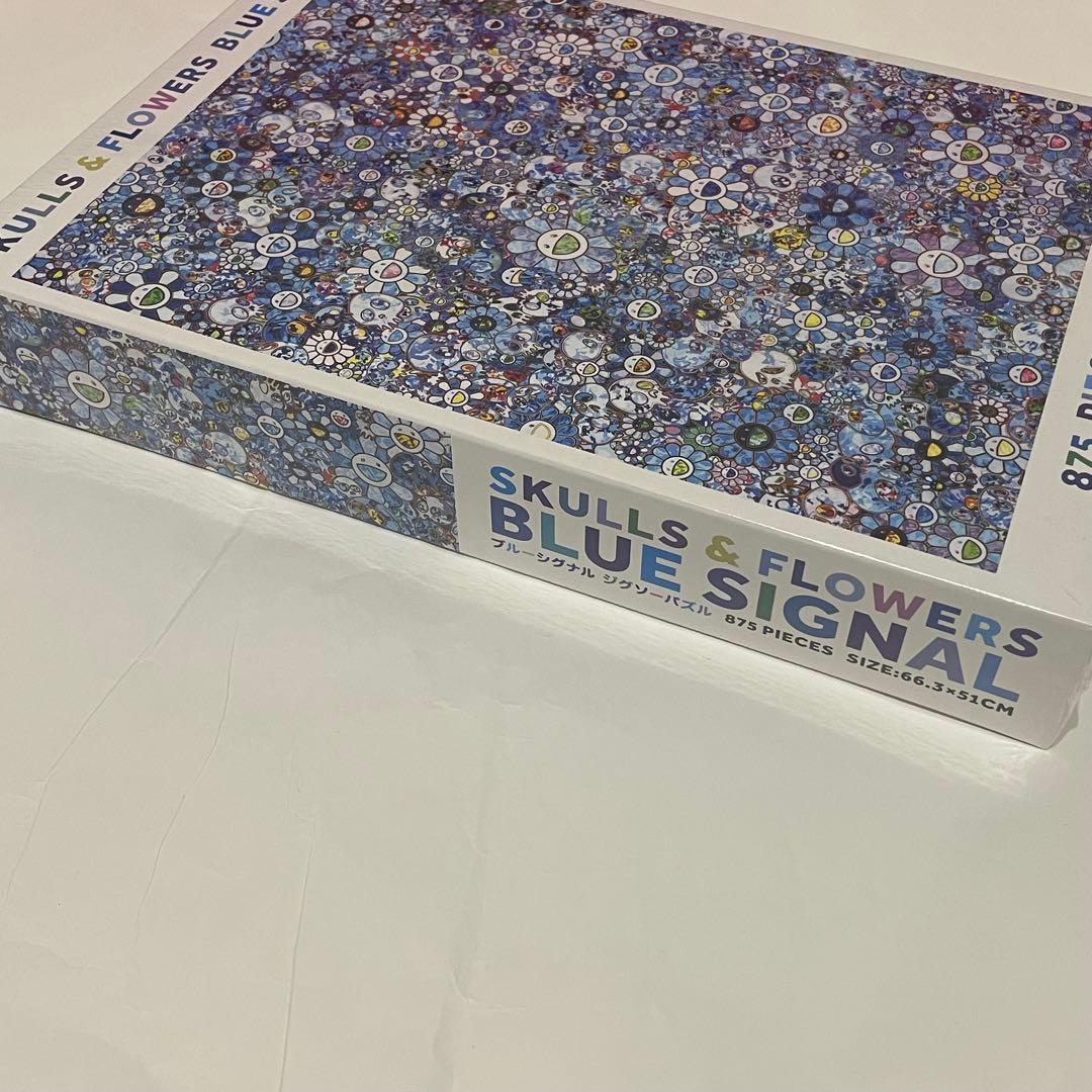 村上隆 ブルーシグナル ジグソーパズル スカル&フラワーズ 新品未使用