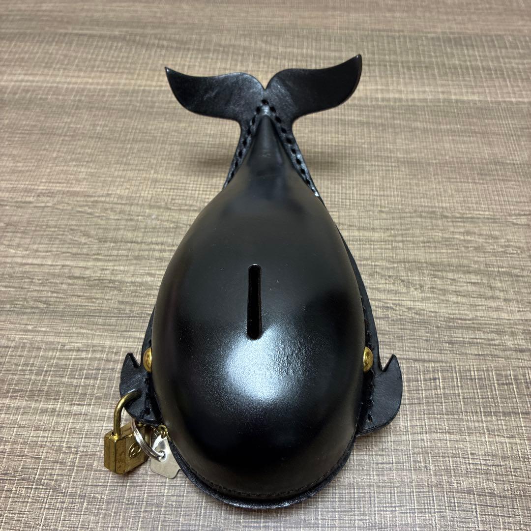 鴻池製作所 クジラ 貯金箱 鍵付き