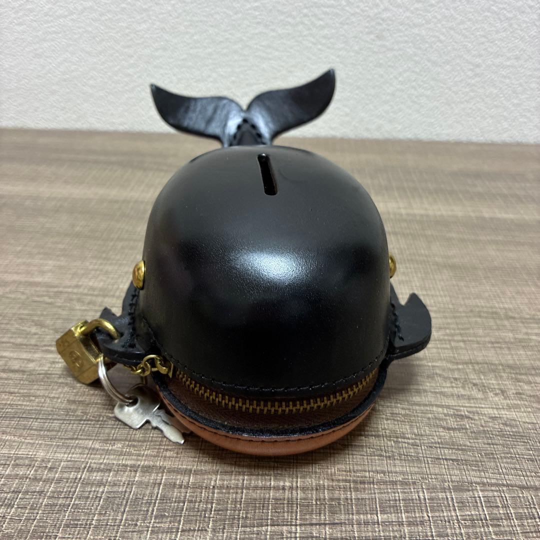 鴻池製作所 クジラ 貯金箱 鍵付き
