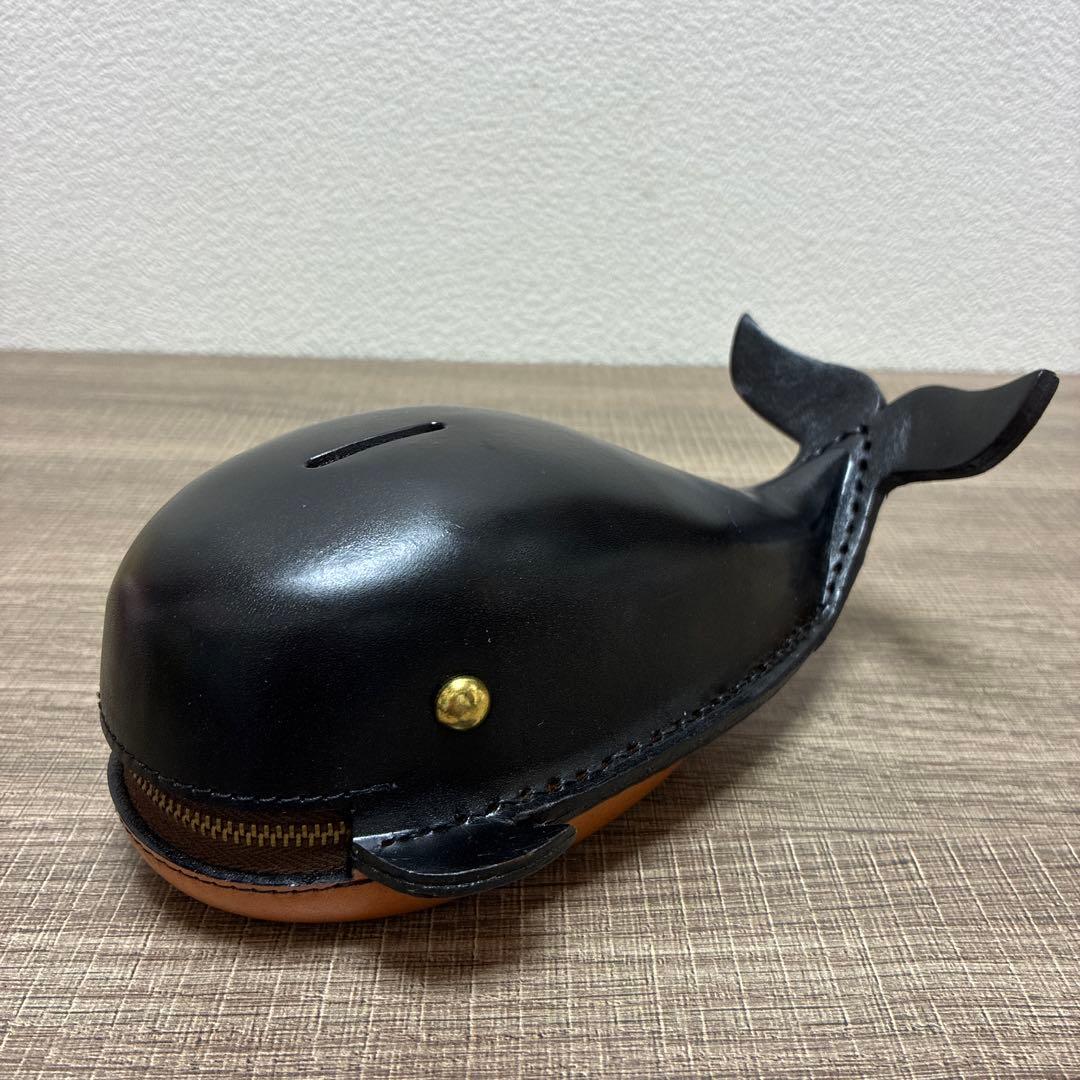 鴻池製作所 クジラ 貯金箱 鍵付き