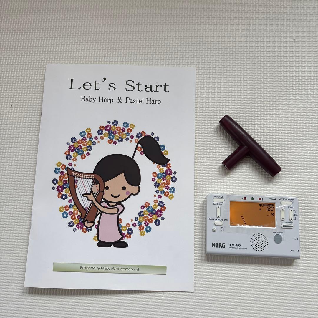 ベイビーハープ　12弦　ブラック