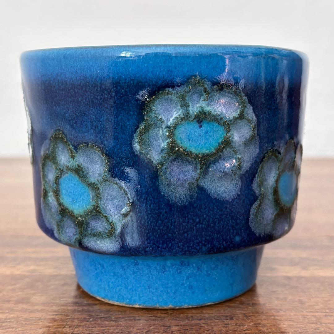 【東ドイツ Strehlaの鉢カバー】ヴィンテージ Fat lava T-10