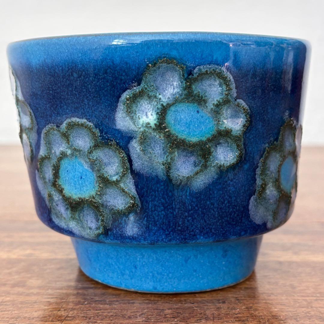 【東ドイツ Strehlaの鉢カバー】ヴィンテージ Fat lava T-10