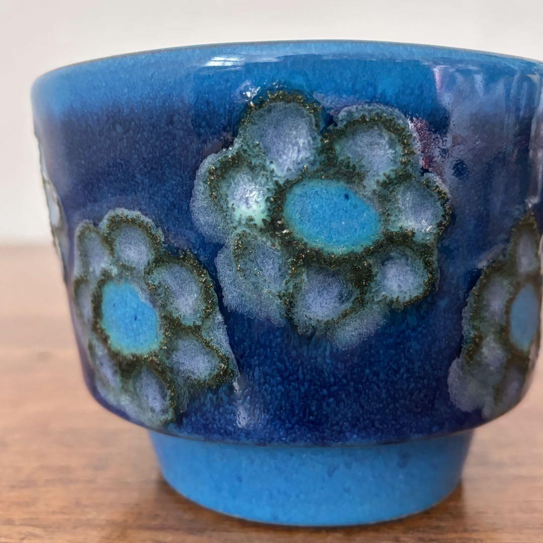 【東ドイツ Strehlaの鉢カバー】ヴィンテージ Fat lava T-10