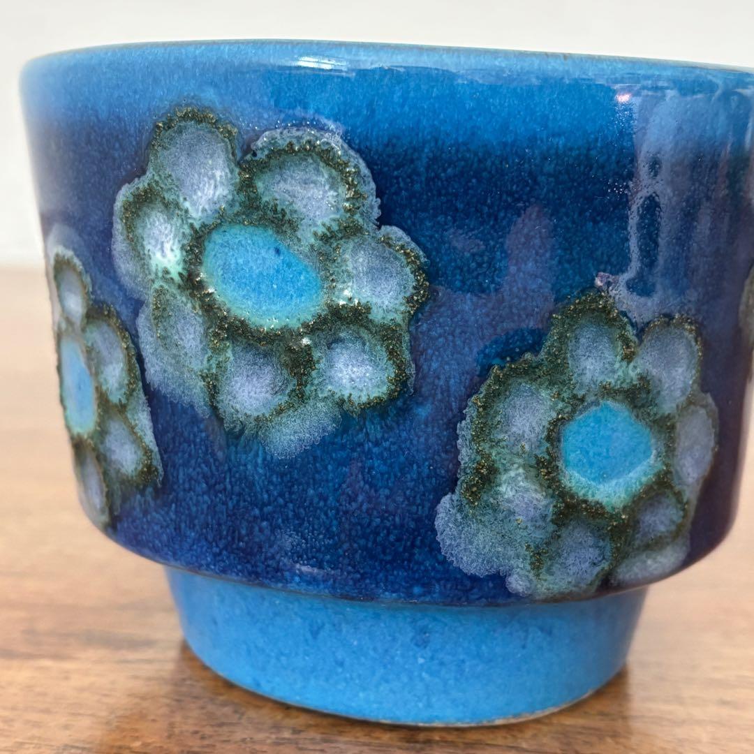 【東ドイツ Strehlaの鉢カバー】ヴィンテージ Fat lava T-10