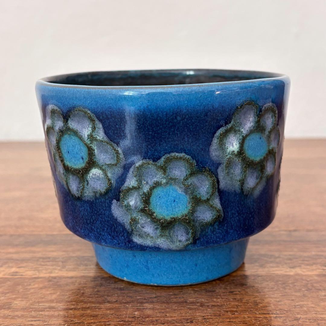 【東ドイツ Strehlaの鉢カバー】ヴィンテージ Fat lava T-10