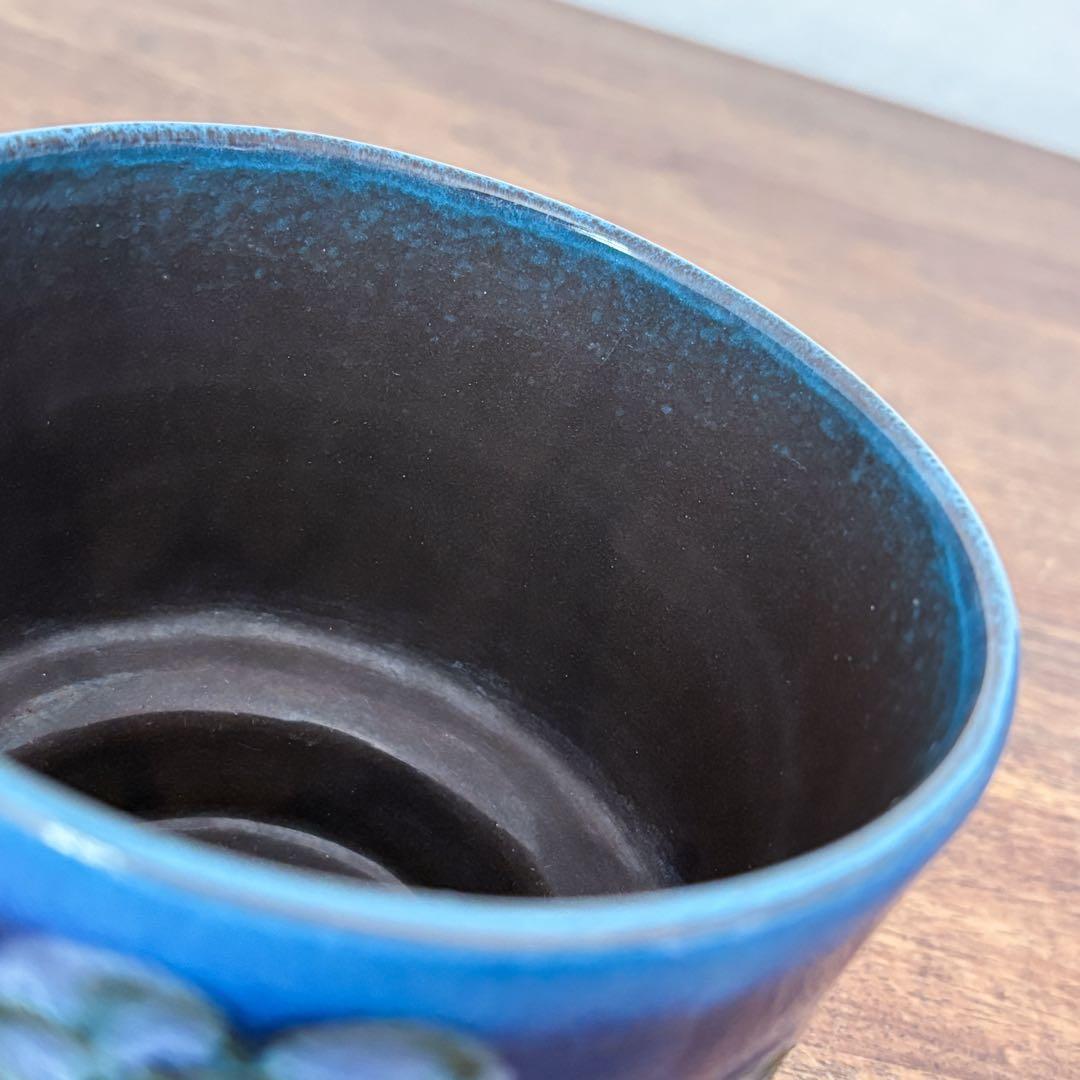 【東ドイツ Strehlaの鉢カバー】ヴィンテージ Fat lava T-10