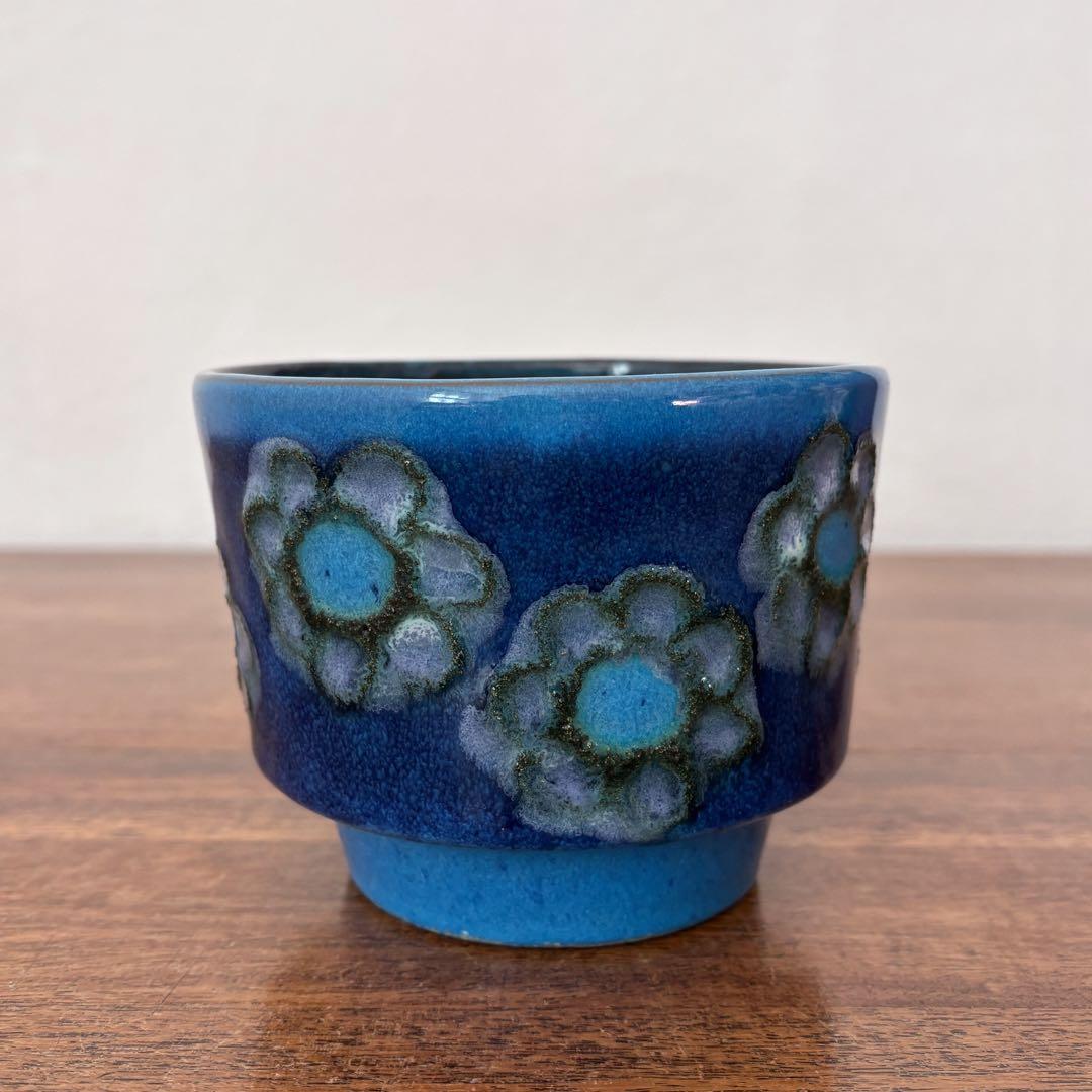 【東ドイツ Strehlaの鉢カバー】ヴィンテージ Fat lava T-10