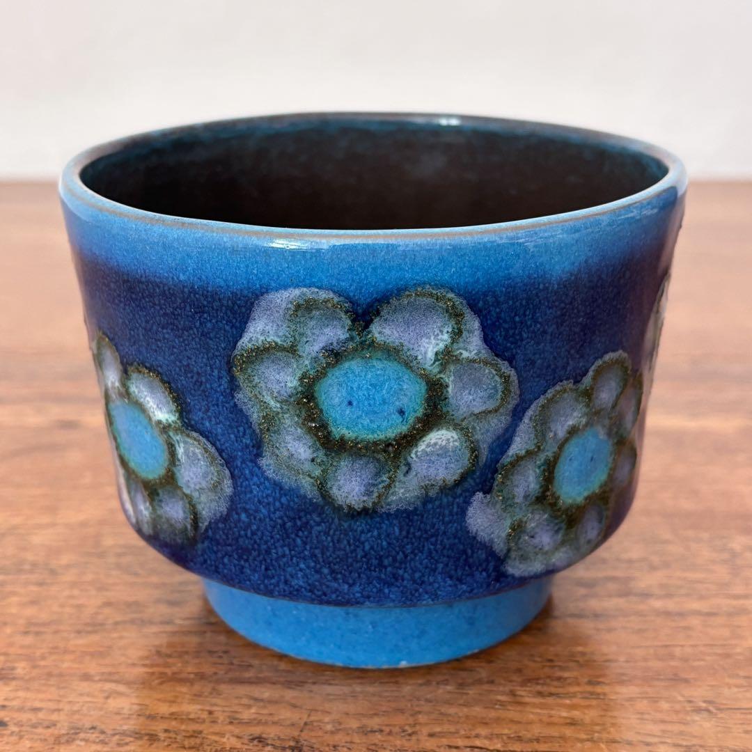 【東ドイツ Strehlaの鉢カバー】ヴィンテージ Fat lava T-10