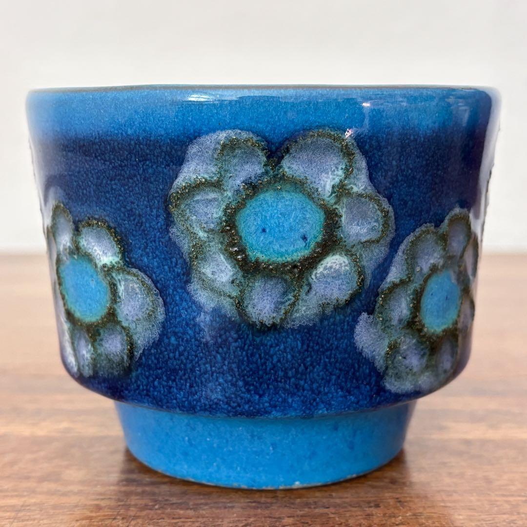 【東ドイツ Strehlaの鉢カバー】ヴィンテージ Fat lava T-10