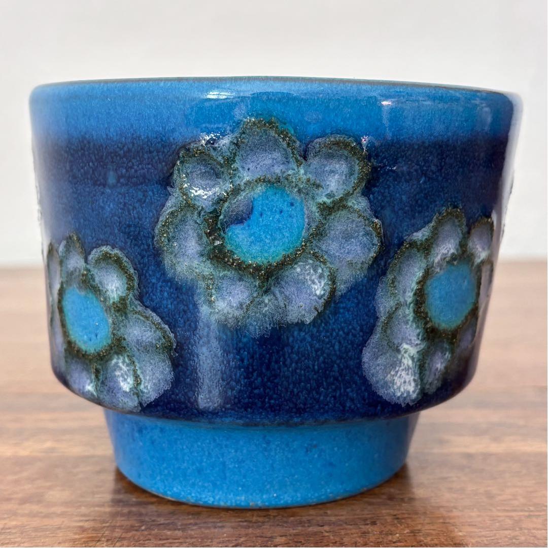 【東ドイツ Strehlaの鉢カバー】ヴィンテージ Fat lava T-10