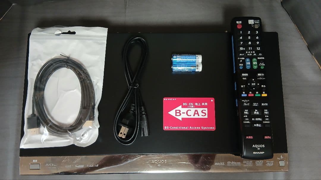 500GB シャープ AQUOS BDレコーダー☆BD-W550☆リモコン付 4