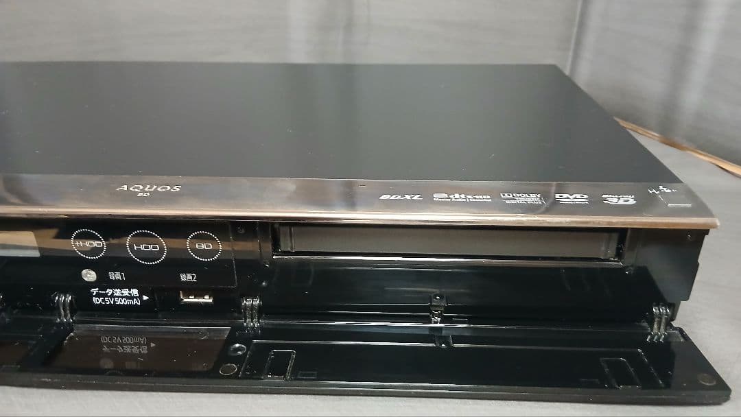 500GB シャープ AQUOS BDレコーダー☆BD-W550☆リモコン付 4