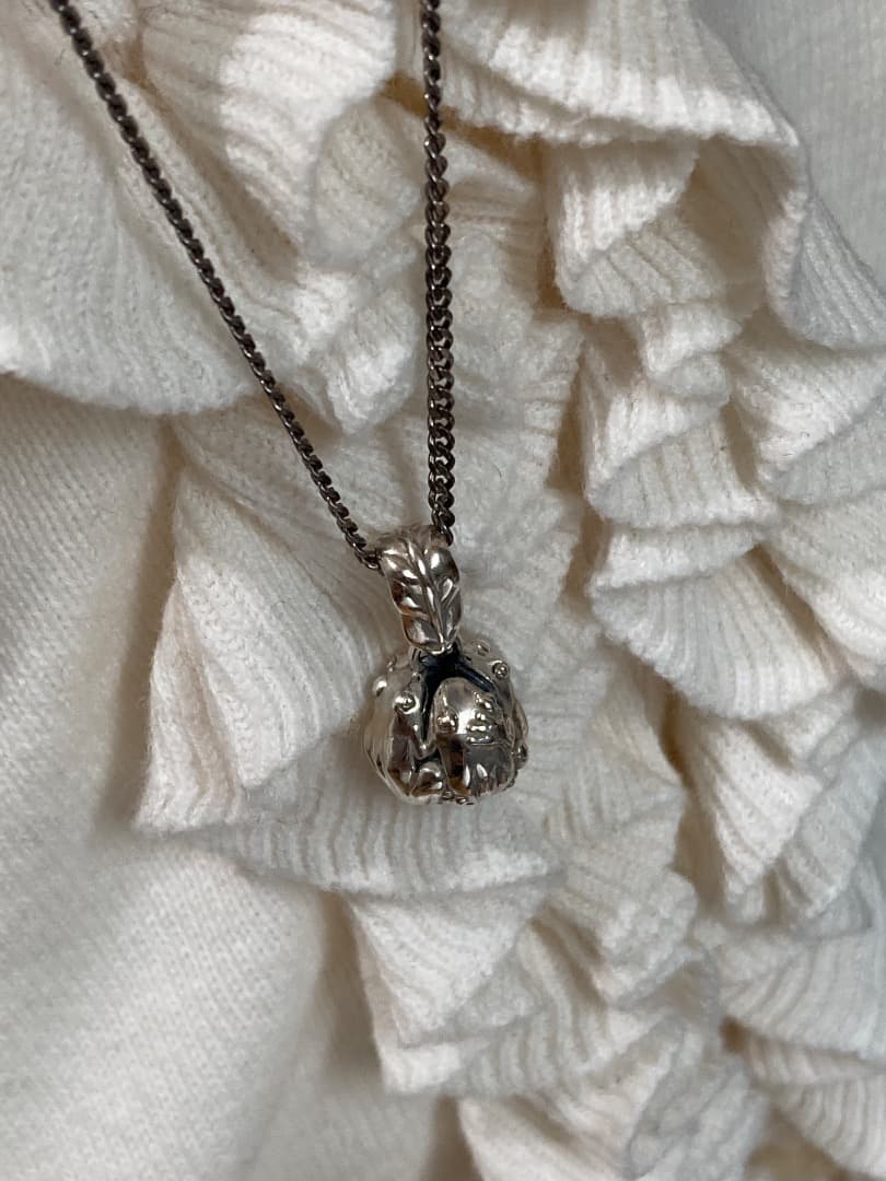 刻印 かすう工房 蛙玉 蛙 おたまじゃくし ペンダント トップ チャーム