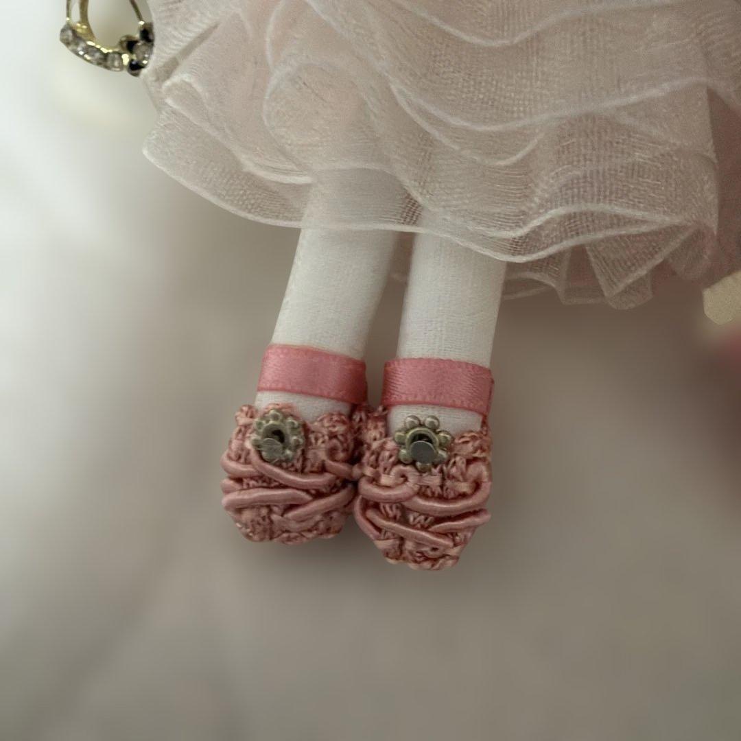 ハンドメイド　ドール　ドールチャーム　バックチャーム　ルルベちゃん
