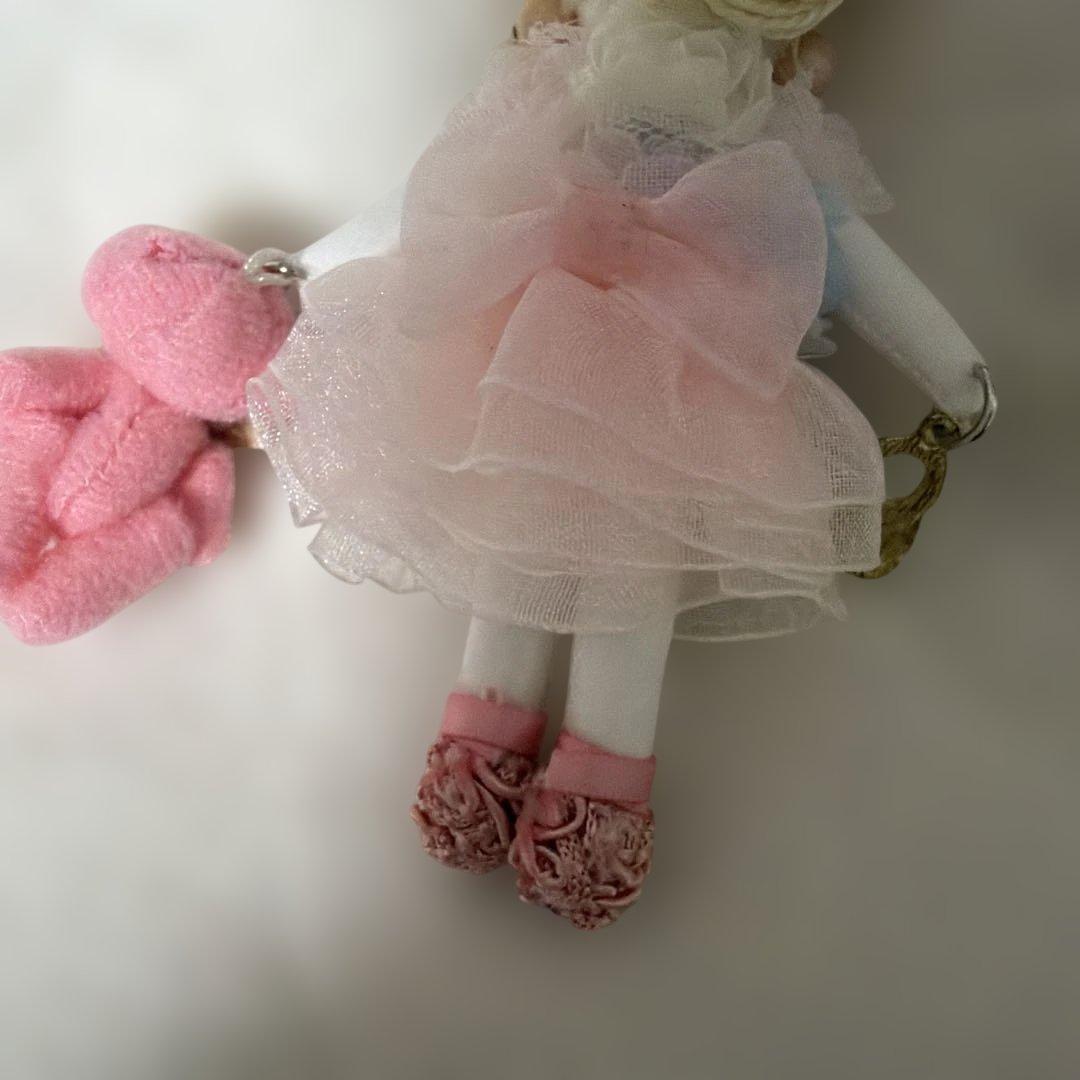 ハンドメイド　ドール　ドールチャーム　バックチャーム　ルルベちゃん