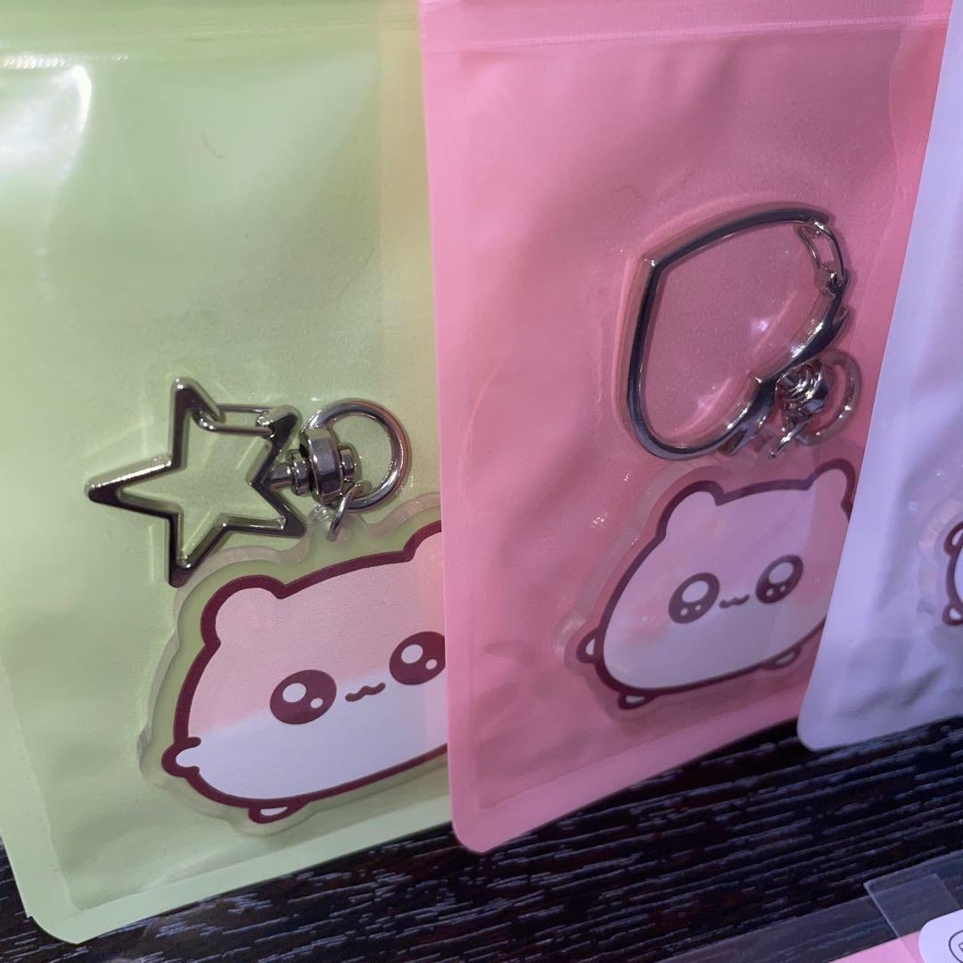 こつめちゃん もっちりはむ　アクリルキーホルダーセット (おまけ付き)