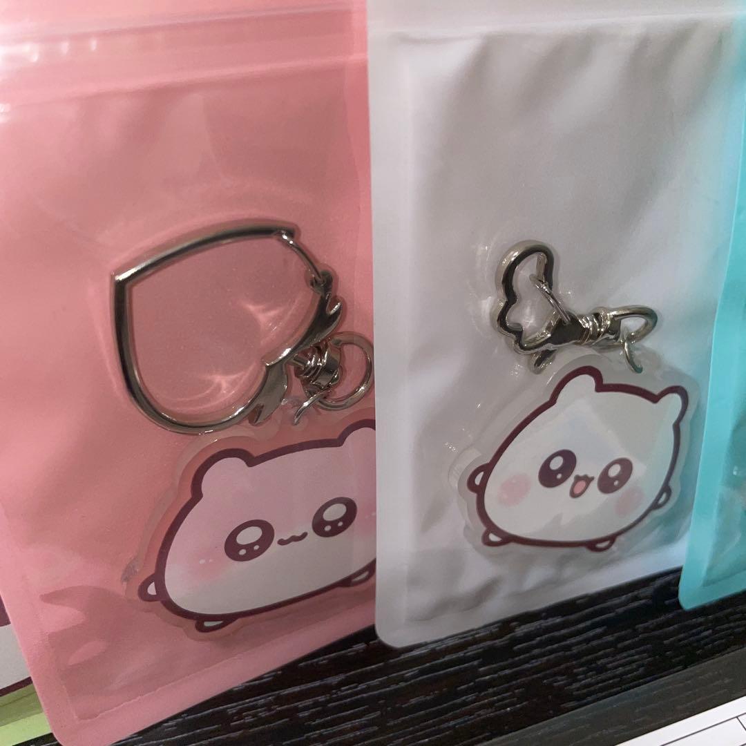 こつめちゃん もっちりはむ　アクリルキーホルダーセット (おまけ付き)