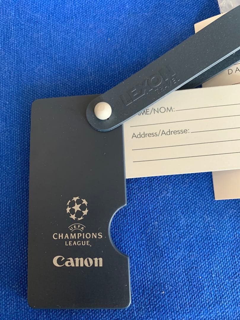 入手不可能！チャンピオンズリーグ・ネームタグ仏LEXON製Canon非売品