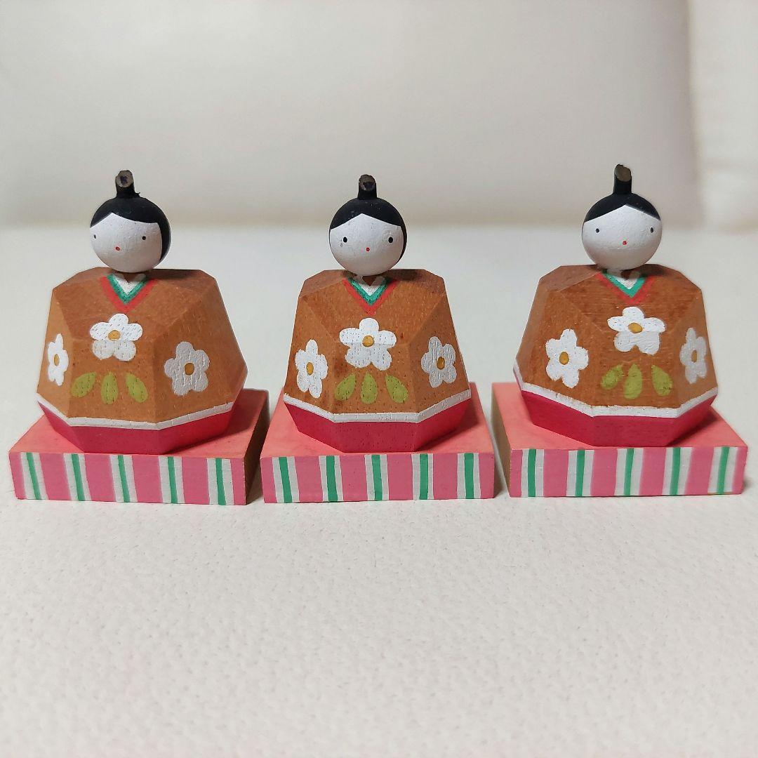 ◆南雲 伊予一刀彫 雛人形 三人官女 五人囃子 花の宴 お雛様