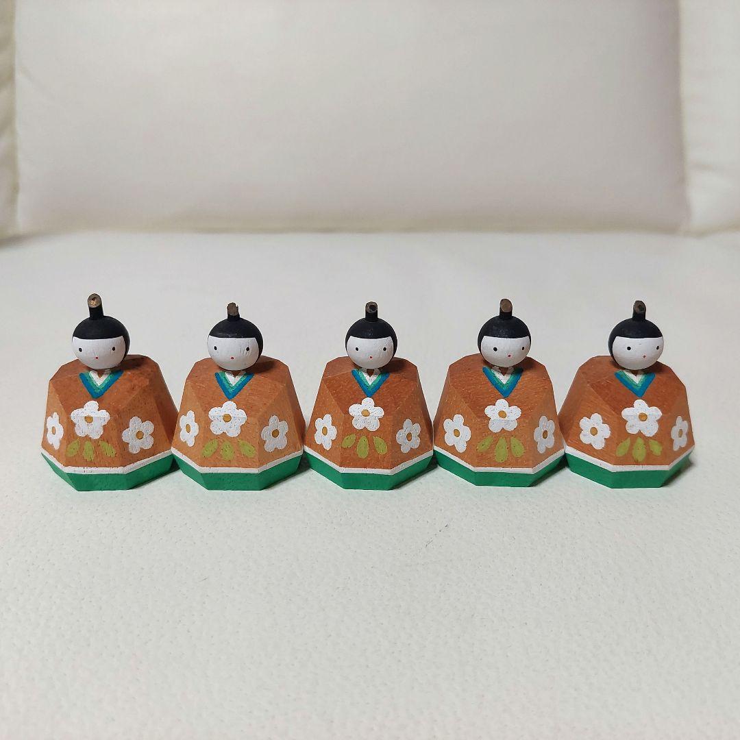 ◆南雲 伊予一刀彫 雛人形 三人官女 五人囃子 花の宴 お雛様