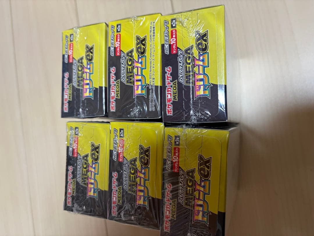 ポケモンカードゲームMEGAドリームEX 6BOX 新品未開封シュリンク付き