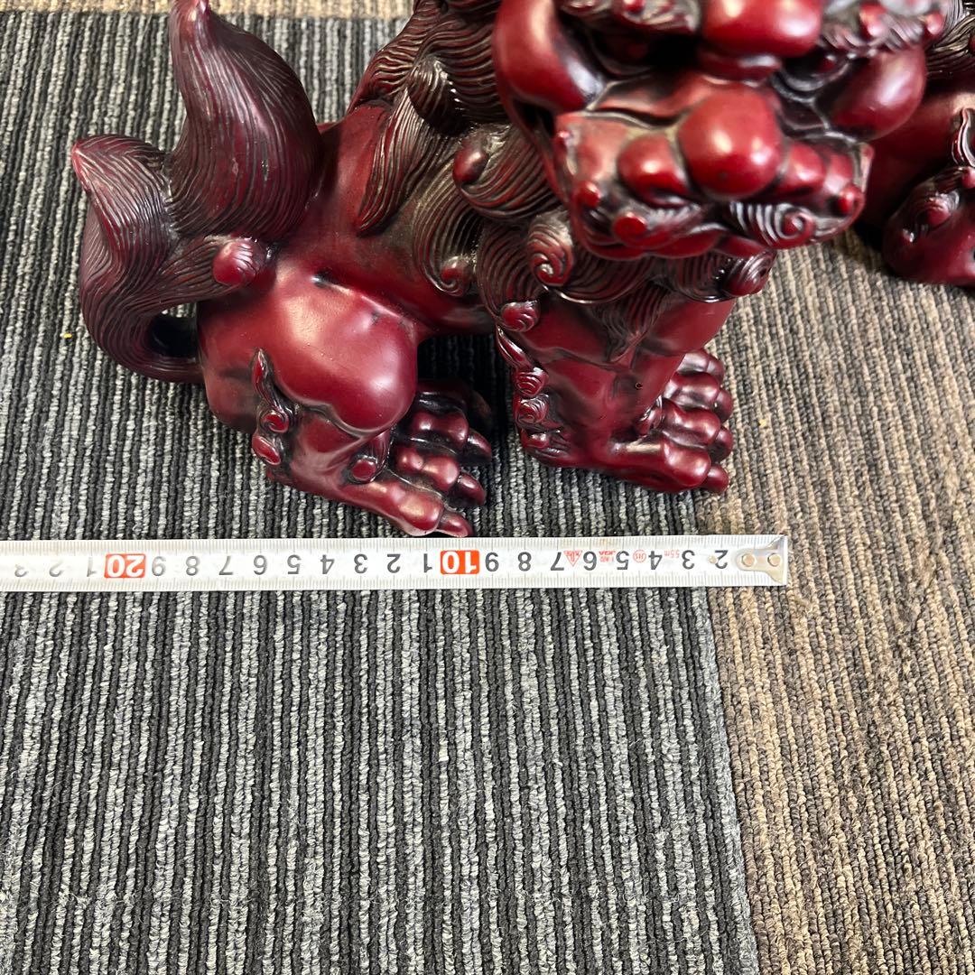 寿山石 じゅざんせき 獅子置物