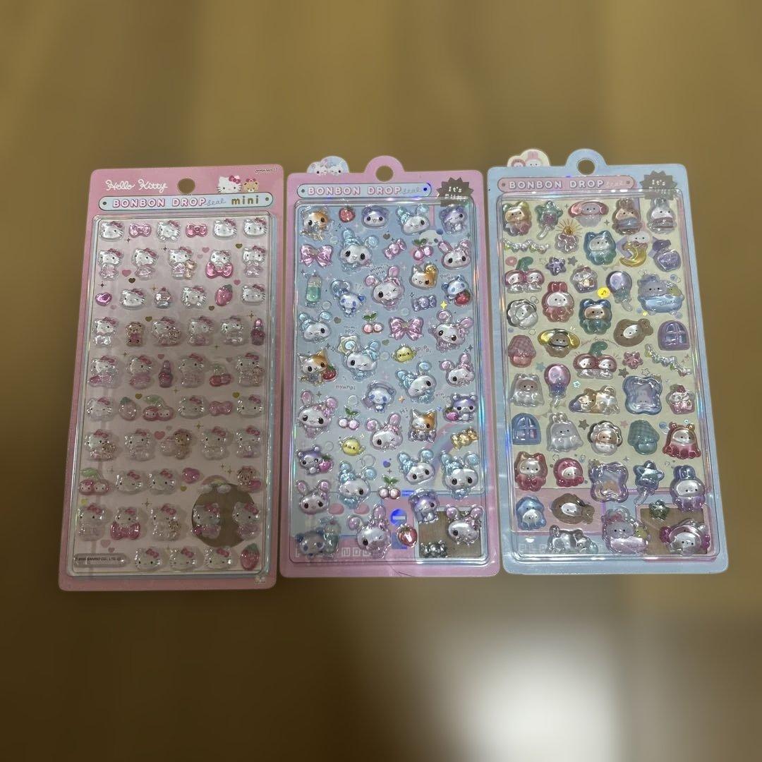 お値下げ中 正規品　ボンボンドロップシール　うるちゅる　まとめ売り　サンリオ