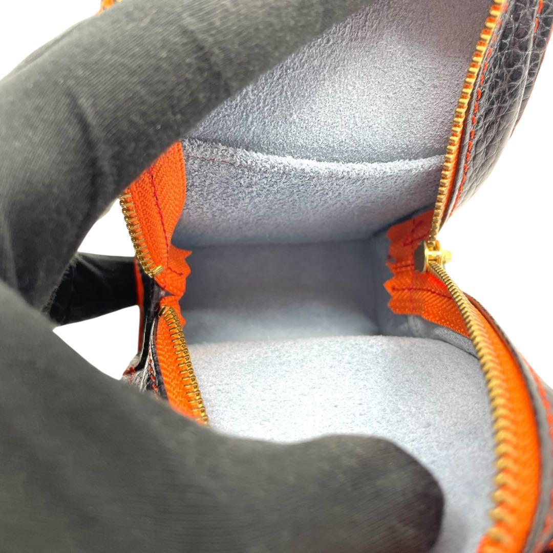 未使用級　ヴィヴィアンウエストウッド　m1 レザー　ネイビー　シガレットケース