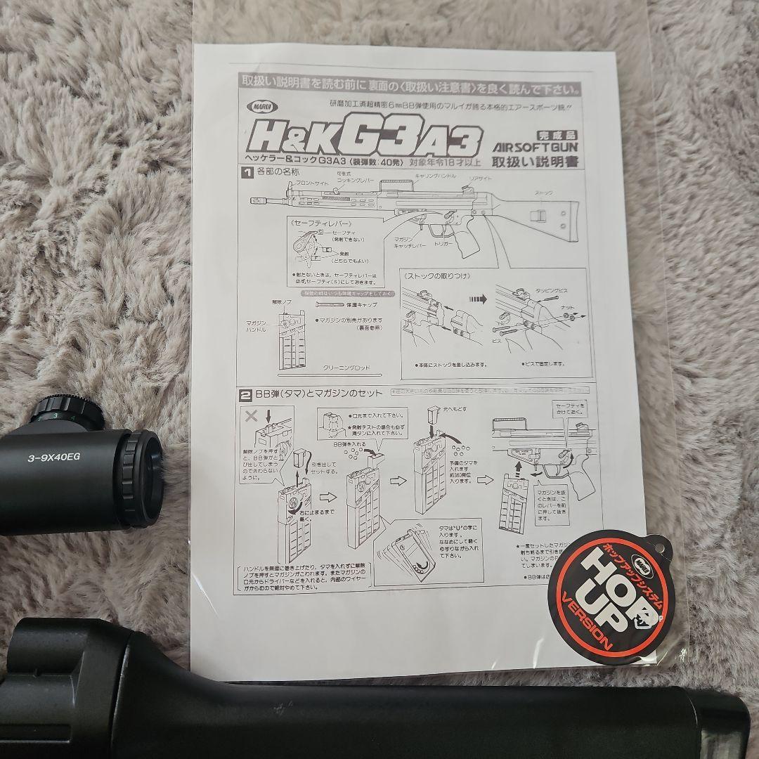 絶版品東京マルイ　ヘッケラー&コックG3A4　希少スライドストック