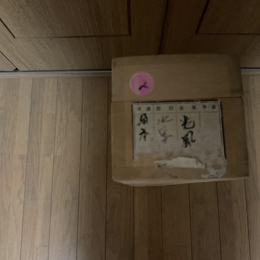 光 風 在 名 絹本淡彩緑彩色 山水画 落款印在 桐箱