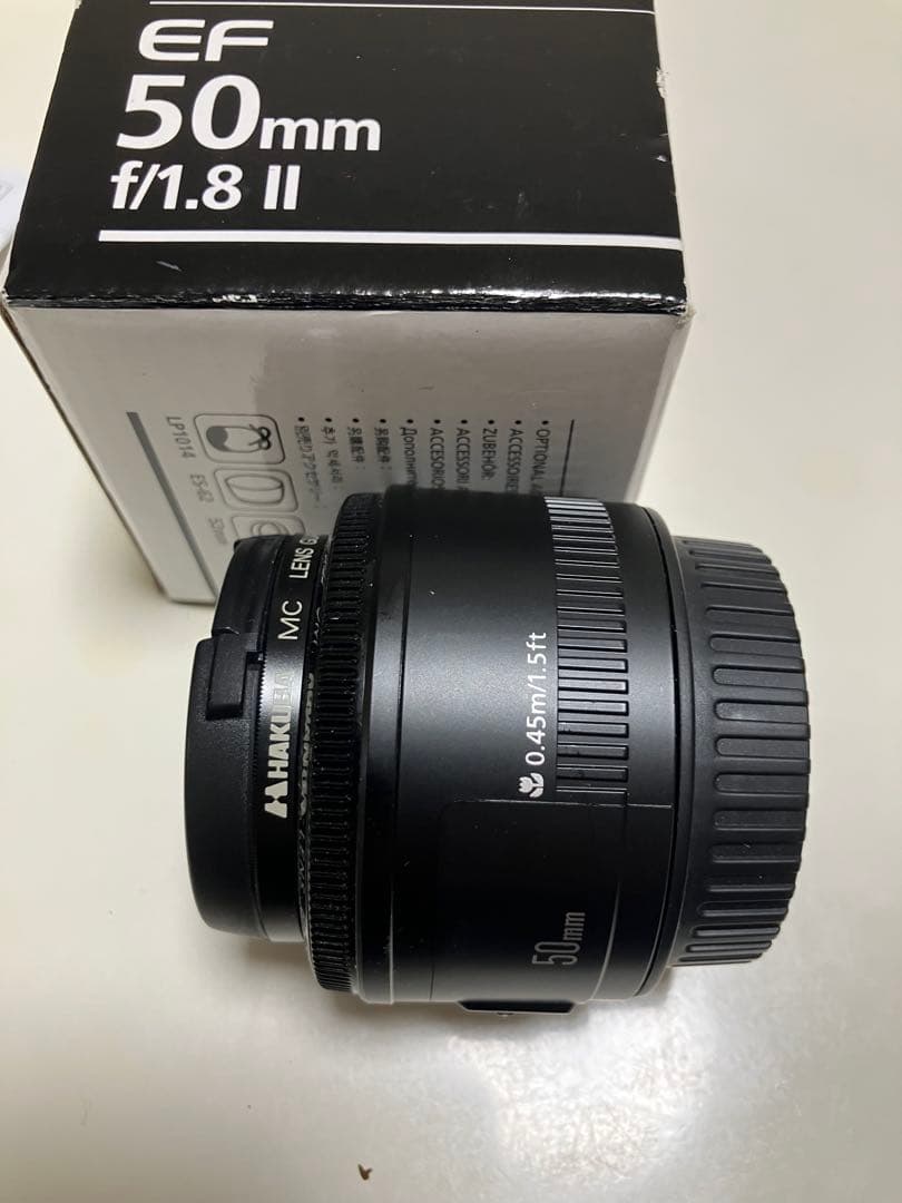 Canon 単焦点レンズ EF50mm F1.8 II