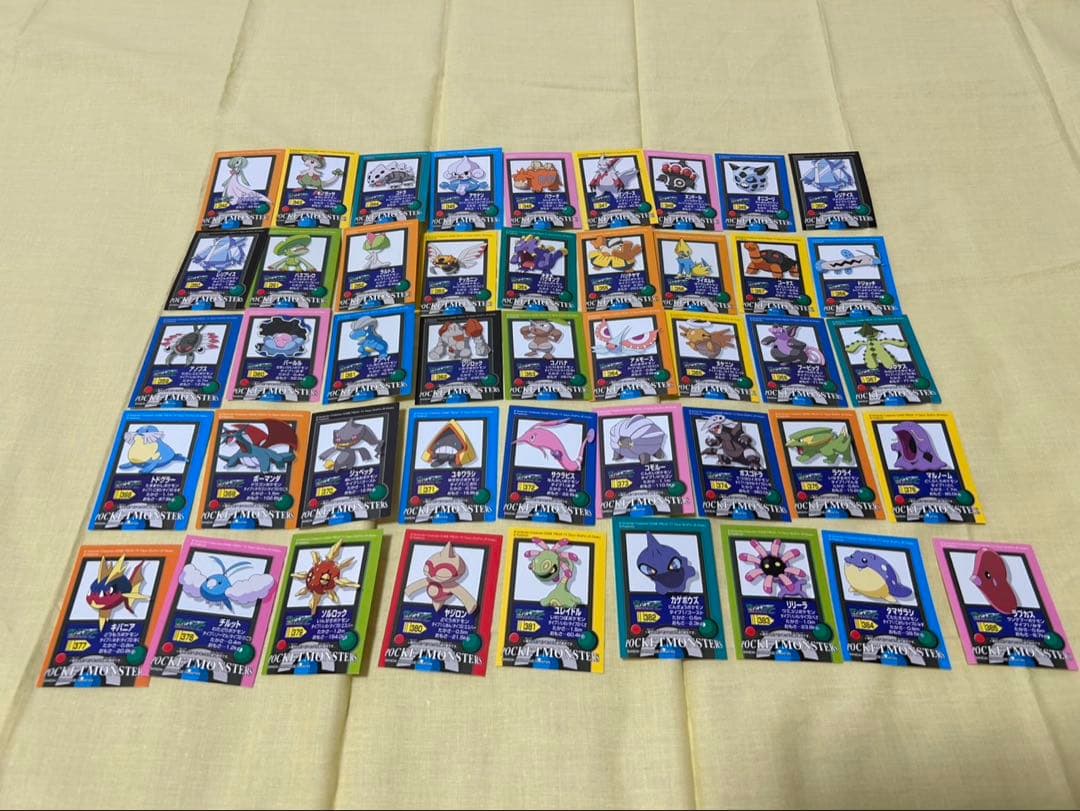 ポケモンキッズ アドバンスジェネレーション 指人形 シール 326枚