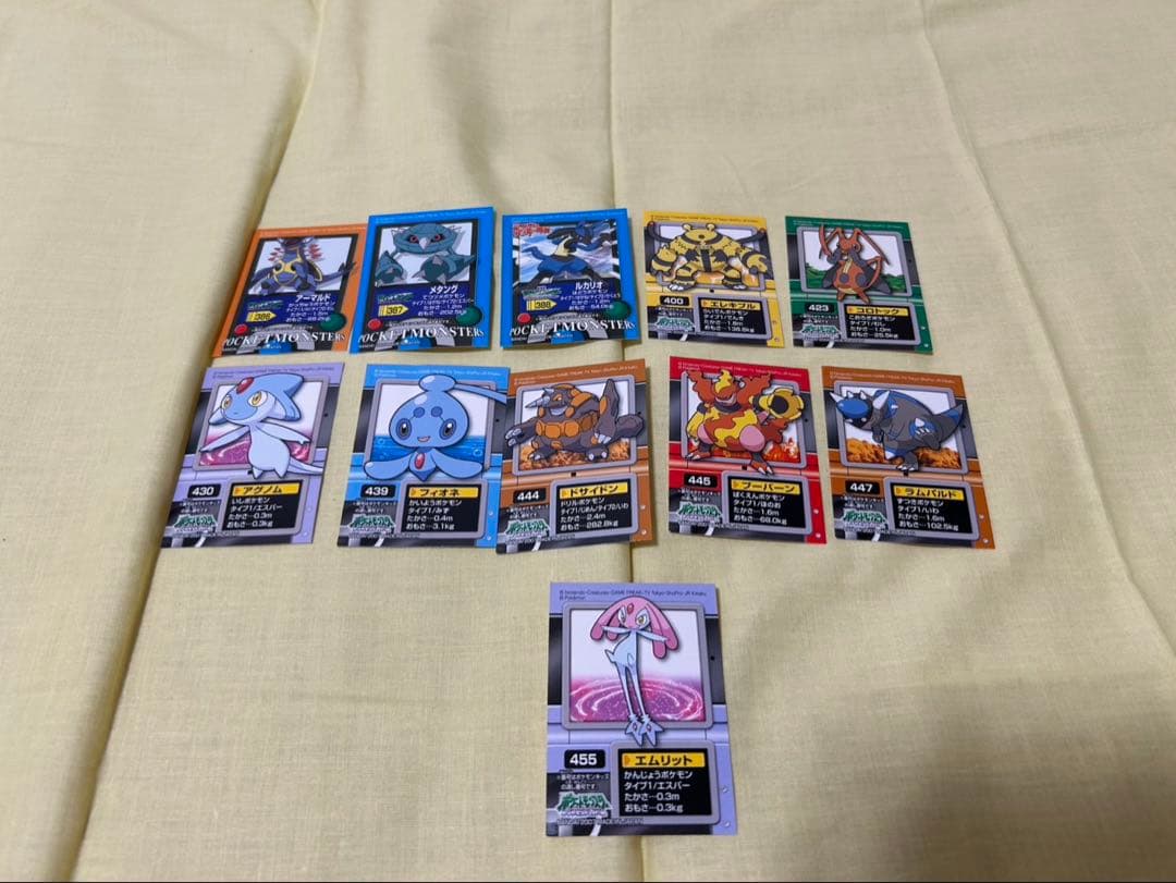 ポケモンキッズ アドバンスジェネレーション 指人形 シール 326枚