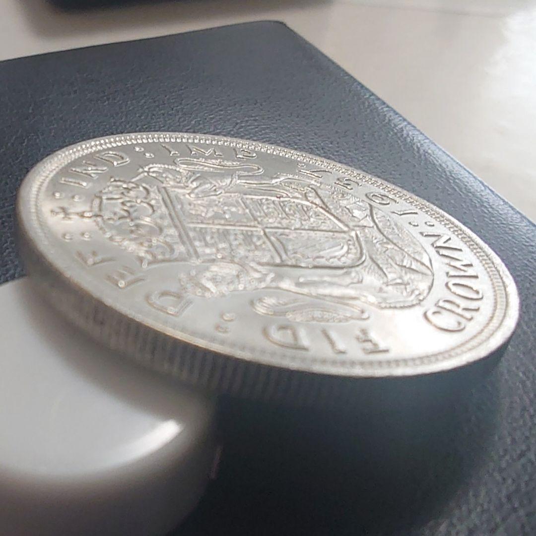 1937年 イギリス クラウン銀貨 ジョージ6世の戴冠式記念銀貨 IND IMP