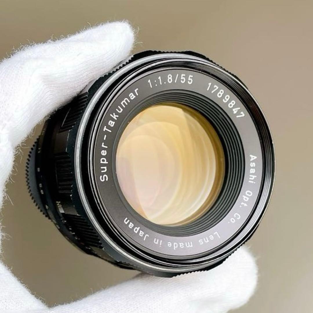 【オーロラフレア】Super Takumar 55mm f1.8 整備済 m42