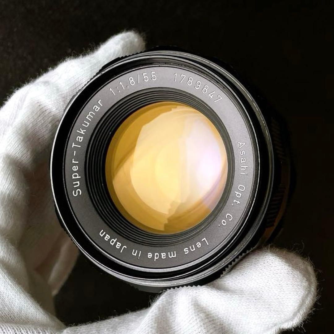 【オーロラフレア】Super Takumar 55mm f1.8 整備済 m42