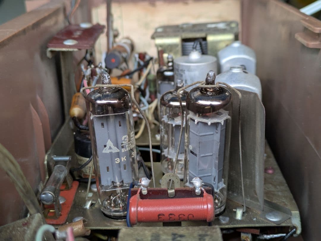 National 真空管ラジオ RE-260 受信確認 昭和レトロ