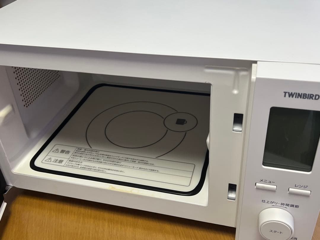 TWINBIRDツインバード センサー付フラット電子レンジ(単機能電子レンジ )