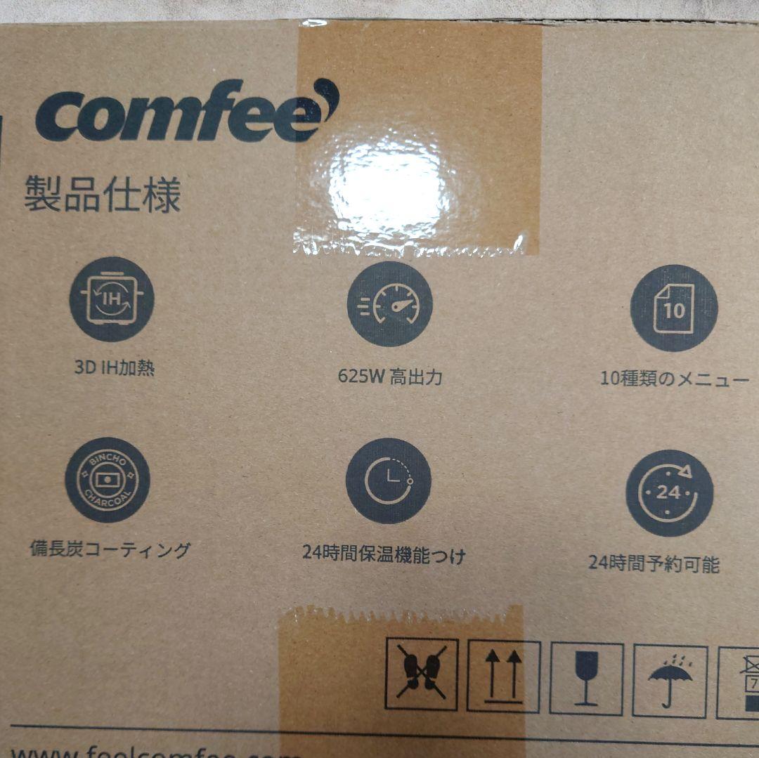 美品 comfee' IH 炊飯器 3合 炊飯ジャー CRI-16DKT2C1